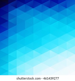 Blue Grid Mosaic Background, Creative Design Templates