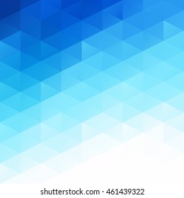 Blue Grid Mosaic Background, Creative Design Templates