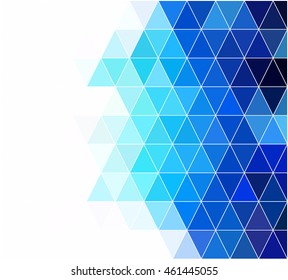 Blue Grid Mosaic Background, Creative Design Templates