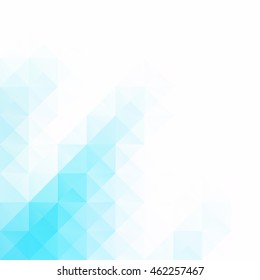 Blue Grid Mosaic Background, Creative Design Templates