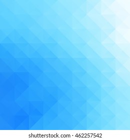 Blue Grid Mosaic Background, Creative Design Templates