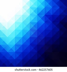 Blue Grid Mosaic Background, Creative Design Templates