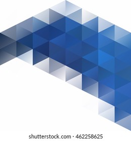 Blue Grid Mosaic Background, Creative Design Templates