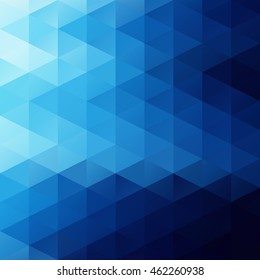 Blue Grid Mosaic Background, Creative Design Templates