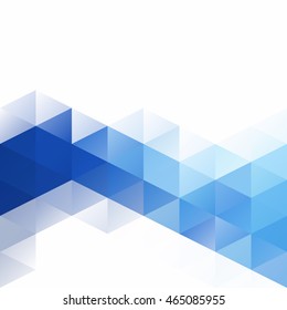 Blue Grid Mosaic Background, Creative Design Templates