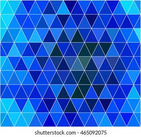 Blue Grid Mosaic Background, Creative Design Templates