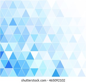 Blue Grid Mosaic Background, Creative Design Templates