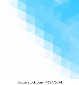 Blue Grid Mosaic Background, Creative Design Templates