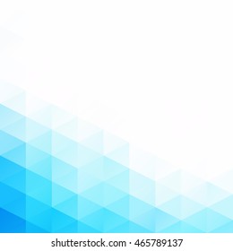 Blue Grid Mosaic Background, Creative Design Templates