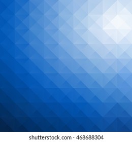 Blue Grid Mosaic Background, Creative Design Templates