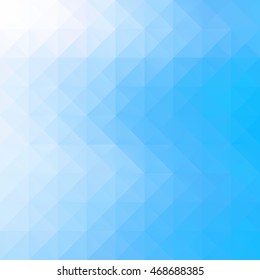 Blue Grid Mosaic Background, Creative Design Templates