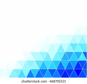 Blue Grid Mosaic Background, Creative Design Templates