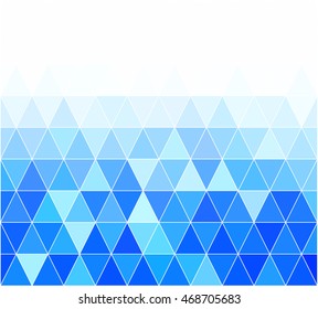 Blue Grid Mosaic Background, Creative Design Templates