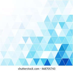 Blue Grid Mosaic Background, Creative Design Templates