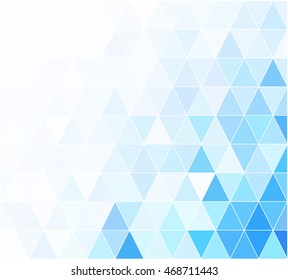 Blue Grid Mosaic Background, Creative Design Templates