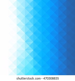 Blue Grid Mosaic Background, Creative Design Templates