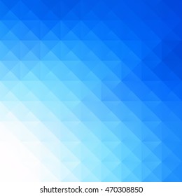 Blue Grid Mosaic Background, Creative Design Templates