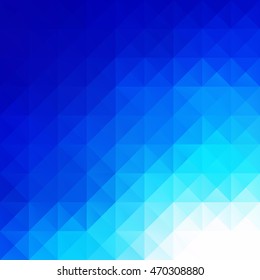 Blue Grid Mosaic Background, Creative Design Templates