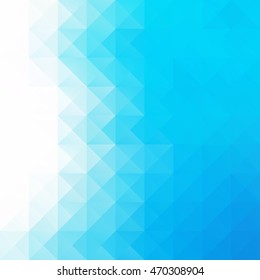 Blue Grid Mosaic Background, Creative Design Templates
