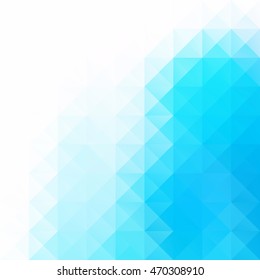 Blue Grid Mosaic Background, Creative Design Templates