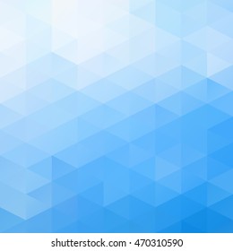 Blue Grid Mosaic Background, Creative Design Templates