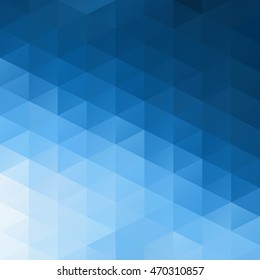 Blue Grid Mosaic Background, Creative Design Templates