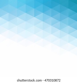 Blue Grid Mosaic Background, Creative Design Templates