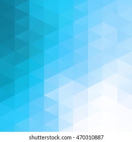 Blue Grid Mosaic Background, Creative Design Templates