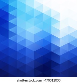 Blue Grid Mosaic Background, Creative Design Templates