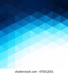 Blue Grid Mosaic Background, Creative Design Templates