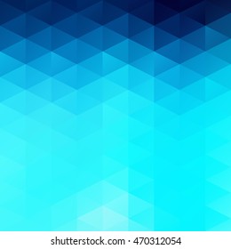 Blue Grid Mosaic Background, Creative Design Templates
