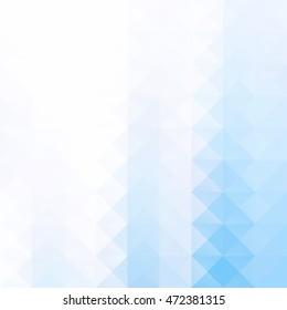 Blue Grid Mosaic Background, Creative Design Templates