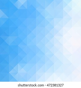 Blue Grid Mosaic Background, Creative Design Templates