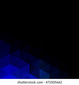 Blue Grid Mosaic Background, Creative Design Templates
