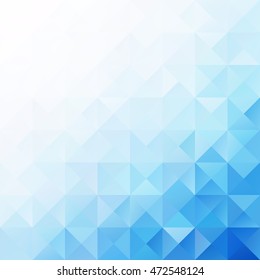 Blue Grid Mosaic Background, Creative Design Templates