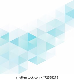 Blue Grid Mosaic Background, Creative Design Templates