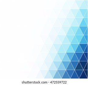 Blue Grid Mosaic Background, Creative Design Templates