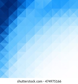 Blue Grid Mosaic Background, Creative Design Templates