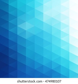 Blue Grid Mosaic Background, Creative Design Templates