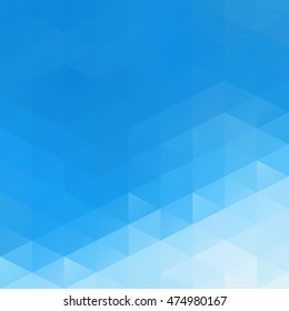 Blue Grid Mosaic Background, Creative Design Templates