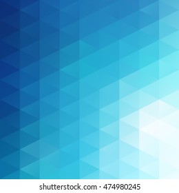 Blue Grid Mosaic Background, Creative Design Templates