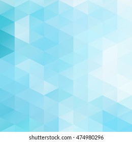 Blue Grid Mosaic Background, Creative Design Templates