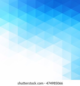 Blue Grid Mosaic Background, Creative Design Templates