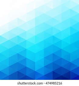 Blue Grid Mosaic Background, Creative Design Templates