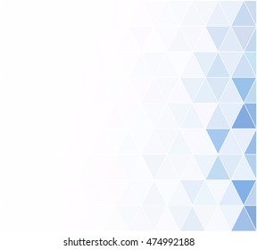 Blue Grid Mosaic Background, Creative Design Templates
