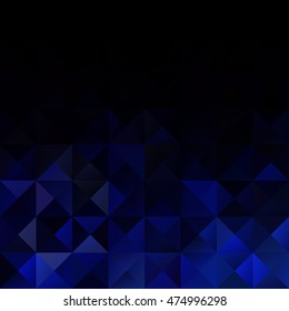 Blue Grid Mosaic Background, Creative Design Templates