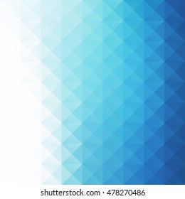 Blue Grid Mosaic Background, Creative Design Templates