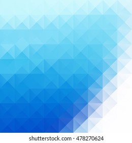 Blue Grid Mosaic Background, Creative Design Templates