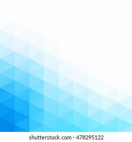Blue Grid Mosaic Background, Creative Design Templates