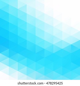 Blue Grid Mosaic Background, Creative Design Templates